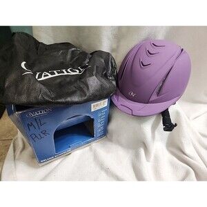 Ovation Deluxe Schooler Helmet Purple Medium/Large Brand New!